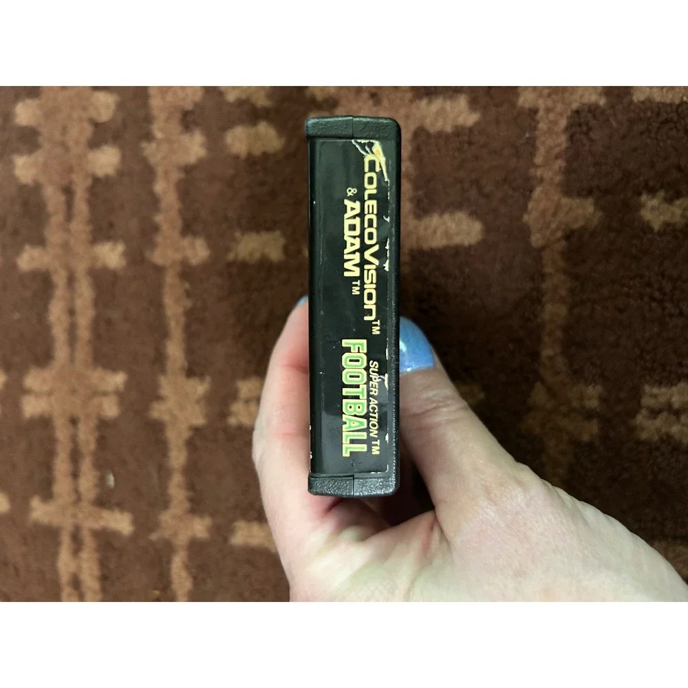 Super Action Football ColecoVision ADAM Family Computer System 1983 Cartridge‎